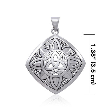 Celtic Trinity Knot Sun Pendant TPD4685 - Jewelry